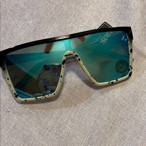 True Religion Black and Blue Sunglasses